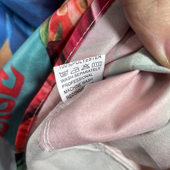 Colorful All Over Print Shirt Men 3XL Button Up Beach Tropical Hawaiian Casual - Picture 12 of 14